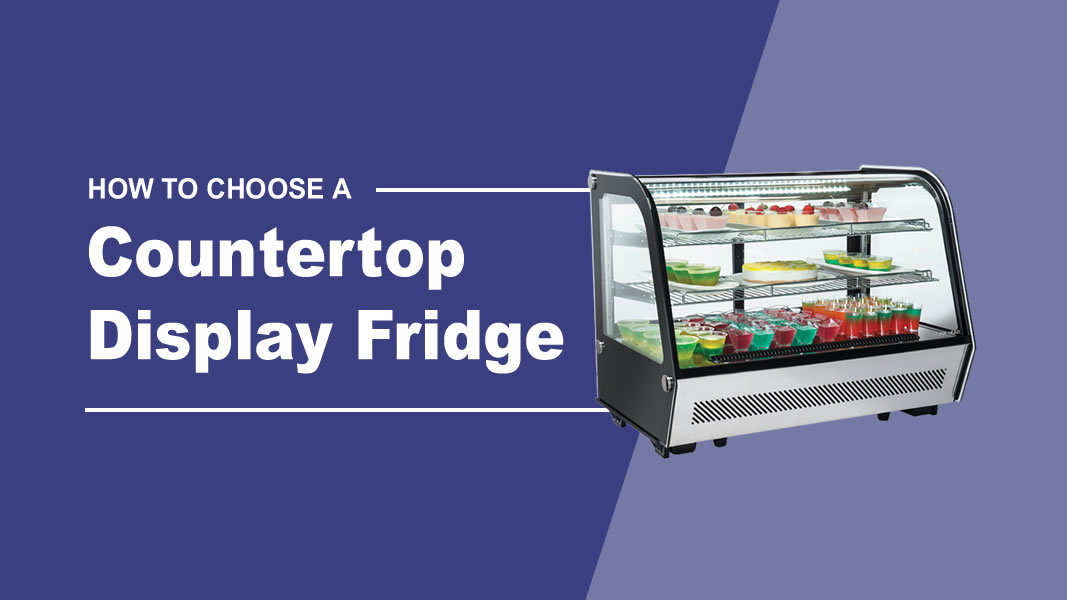 Countertop display fridge