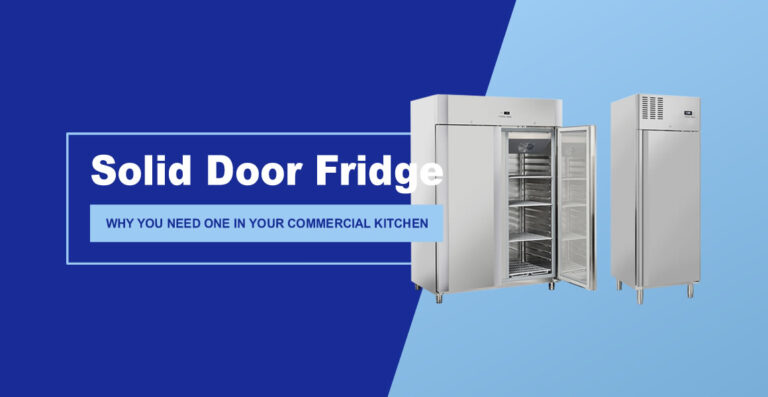 Double and single solid door fridges